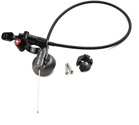 Vibsky Leva di blocco per forcella della bici in lega di alluminio Epicon XCR XCM Raidon NCX, interruttore remoto 222 mm manubrio, per parte bicicletta, nero