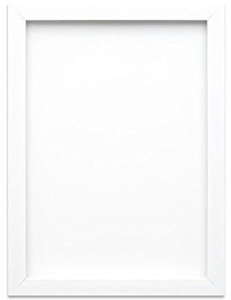 Weißer - A3 - Regenbogenfarbiger Bilderrahmen/Foto-/Posterrahmen -mit Einer Rückwand aus MDF - aus bruchsicherem Plexiglas aus Styrol für hohe Klarheit
