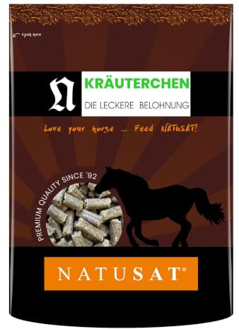 Natusat Kräuterchen - Pferde Leckerli mit Kräutern und Belohnung für Pferde, 1000 g