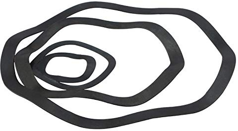Rondella elastica, rondella ondulata, rondella a tre onde, rondella elastica-24 * 31 * 0.4 (50 pezzi)