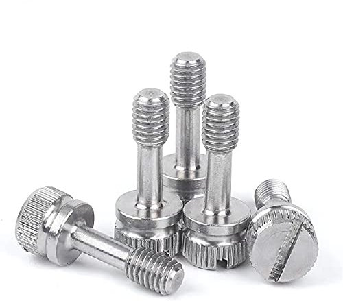 Daumenschraube 20 stücke M3 M4 M5 M6 M8 M8 304 GB839 Rändige Daumen Schrauben Edelstahl Antiösen Schraube Schlitz Hand Geschraubte Griff Bolzenbolzen Rändelkopf mit Gewinde (Größe : M8X40 10PCS)