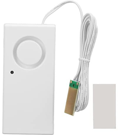 Water Leak Sensor, 120dB Water Leakege Sensor Detector, Overflow Level Alarm Rain Detection for Bathroom Kitchen Basement Garage