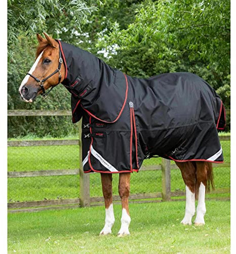Premier Equine wasserdichte Outdoor-Decke für Pferde mit Halsabdeckung Buster 420 g Classic
