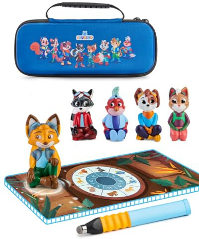 Edurino Bundle | 5 spannende Lernspiele | 4-8 Jahre | Lesen & Schreiben, Zahlen, Erstes Englisch, Logisches Denken, Kreativität inkl. Stift & Mäppchen | 18% Preisvorteil