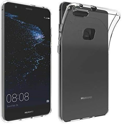 Captor Transparente Hülle für Huawei P10 Lite, weiche und dünne, Flexible Silikon-TPU-Hülle, hochwertiger Schutz mit erhöhtem Rand für Bildschirm und Kamera