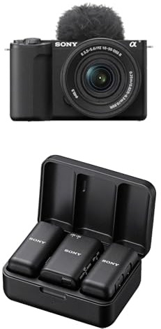 Sony Alpha ZV-E10 II | APS-C Spiegellose -Videokamera mit 16-50 mm f/3.5-5.6 Power Zoom (4K60p Video, 4:2:2 10Bit-Aufnahme, 26 MP, Auto-Augenfokus) Bundle inkl. ECMW3