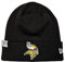 New Era Minnesota Vikings NFL Loop Label Knit Schwarz Beanie - One-Size