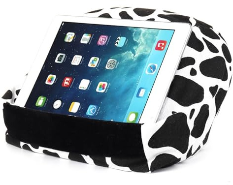 Hugsweet Soft Tablet Stand Kissenhalter, Schlafsofa Lesekissen Sitzsack Lap Stand Universelle Tablet-Kissenhalterung für i-Pads/Tablets/E-Reader/Smartphones/Zeitschriften/Bücher
