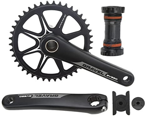 EVTSCAN Rennrad-Kurbelgarnitur, hohles integriertes Kurbelarm-Set, Offroad-Kettenblatt aus Aluminiumlegierung, 172,5 mm, 42 Zähne