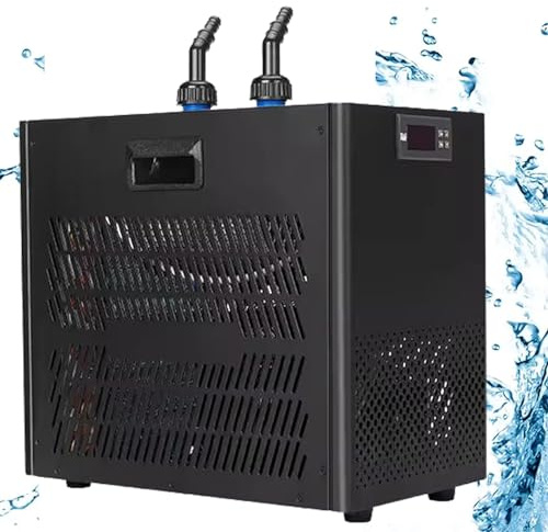 Water Chiller Cooler Aquarium Cooling Adjustable,s with Special Quiet Design Refrigeration Compressor for Hydroponic Coral Reef, Fresh & Salt Tank,160L