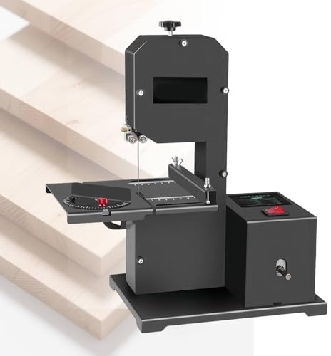 Sierra Compacta, Sierra De Madera, Mini Sierra De Cinta Para Cortes Precisos, Máquina De Corte De Madera Para Bricolaje Y Taller En Casa