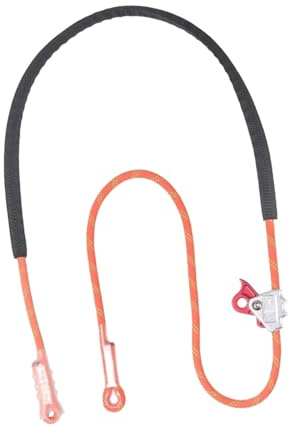 Oxxggkao Arneses regulables, cuerda de posicionamiento regulable, cinturón plano para trabajo eléctrico al aire libre, cuerda de protección contra caídas