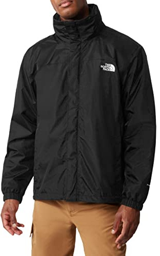 THE NORTH FACE - Chaqueta Resolve para Hombre - Chaqueta de Senderismo Impermeable y Transpirable - TNF Black, L