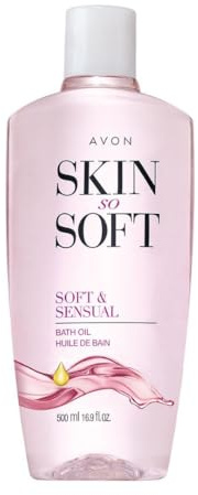 AVON Skin So Soft Soft & Sensual Bath Oil - 16.9 oz - Moisturizing Body Oil