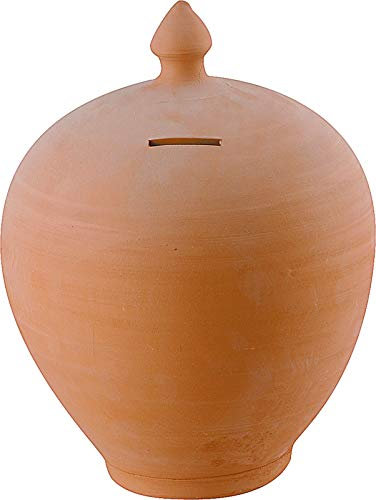 ANTICO MESTIERE SALVADANAIO Risparmio in Terracotta 25CM Monete Soldi Banconote salvadenaro