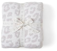 Barefoot Dreams® CozyChic® Barefoot in the Wild Throw, Cream-Stone, 54x72