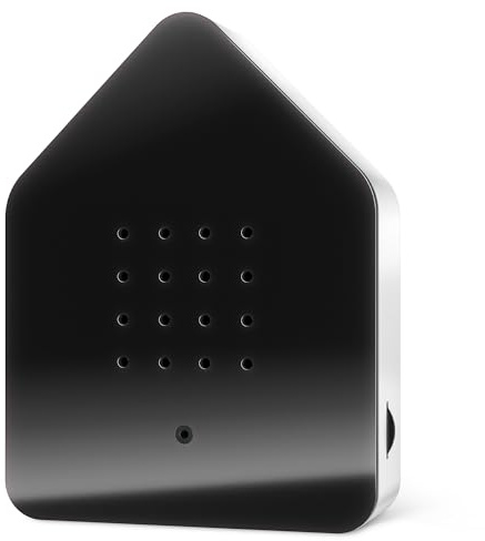 RELAXOUND ORIGINAL Zwitscherbox Black – Moderne Vogelgezwitscher Box – Entspannender Vogelgesang – Bewegungsmelder mit Sound – Naturgeräusche Soundbox