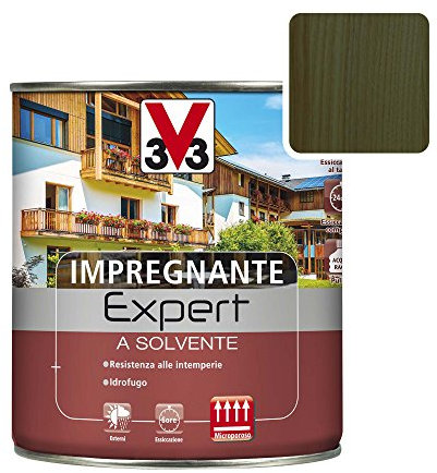 V33 Impregnante a Solvente Expert 0,75 Lt - Noce Antico