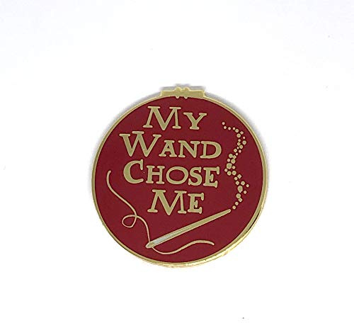 My Wand Choose Me (Red/Gold) Hard Enamel Needle Minder