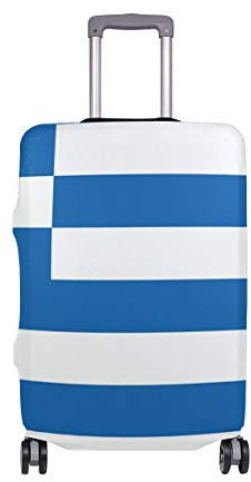 FANTAZIO Kofferschutzhülle Kofferhülle Kofferhülle Kofferhülle Flagge nur Griechisch