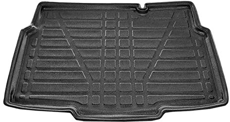 ACPA AUTO Tronco Alfombra De Carga para Opel Crossland X 2017-2020 Piso de Carga Inferior Bandeja Maletero Trasero Negro
