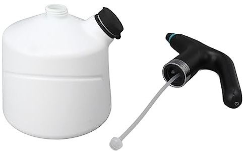 Elektrisk Växtspruta, 2L Bärbar Automatisk Trädgårdsspruta, Pumpspruta Inbyggd 2000mAh Batteri, Vattenspruta med Teleskopstav och Handtag, Bevattningsväxter Inomhus och Utomhus (Svart)