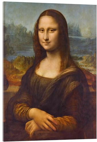 Posterlounge Mona Lisa Acrylglasbild von Leonardo da Vinci 50 x 70 cm Wandbilder Wanddeko