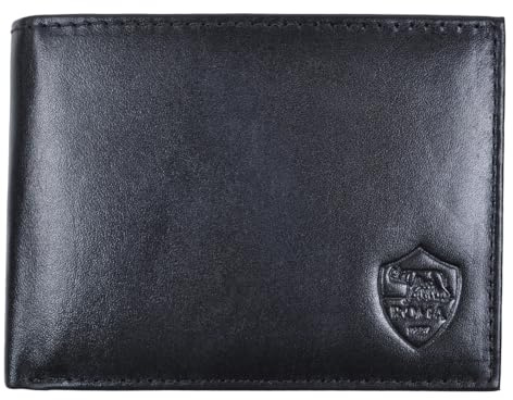 Portafoglio in Pelle con logo impresso a caldo, Prodotto Ufficiale Roma, 163190 ROMA