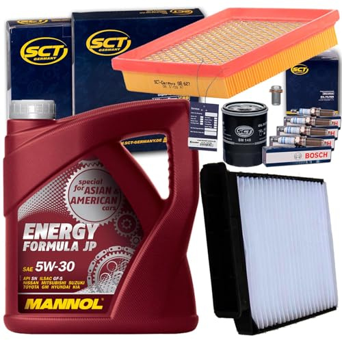 Filterset Satz Zündkerzen+5W30 Öl