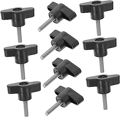 ULTECHNOVO 10stücke Rändelschraube Aus Edelstahl Mit Flügelmutter Für Maschinenteile Und Hardware Korrosionsbeständig Und Robust
