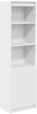 vidaXL Highboard White 50x35x180 cm Engineered Wood