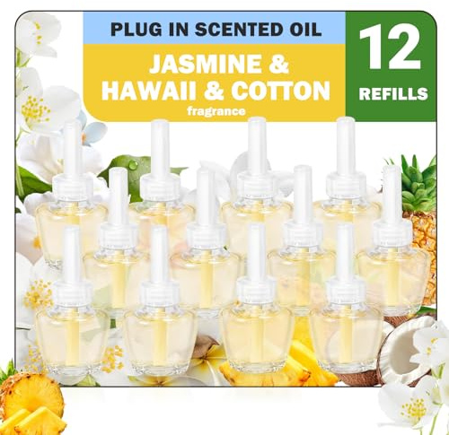 SCENTORINI Doftoljeflaska, rumsdoft luftrenare, 12 x 19 ml, rum doftolja, blandad doft
