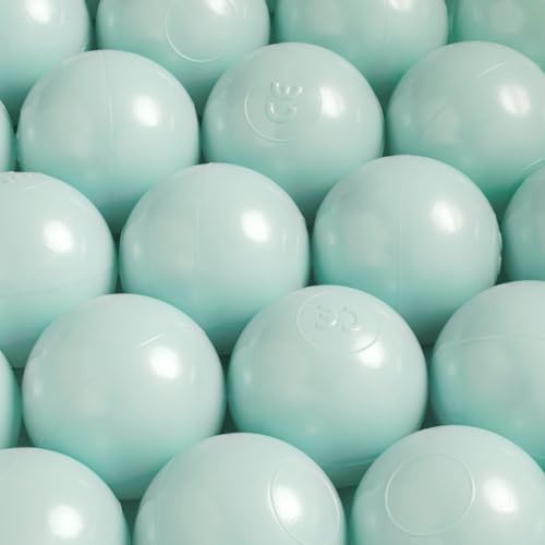 MISIOO 500 stycken bollar för bollbad 6 cm – säker och giftfri – krossa – resistent – perfekt för barn kul – bollpool spel – varumärke