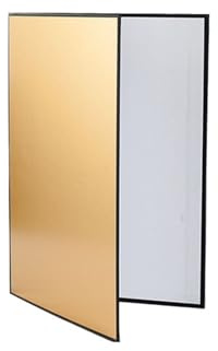 AMENGJ Pliable Reflecteur Lumiere Papier réfléchissant épais A3/A4 Photographie Carton Pliable Appareil Photo Blanc Noir Or Argent Réflecteur(A4 Gold)