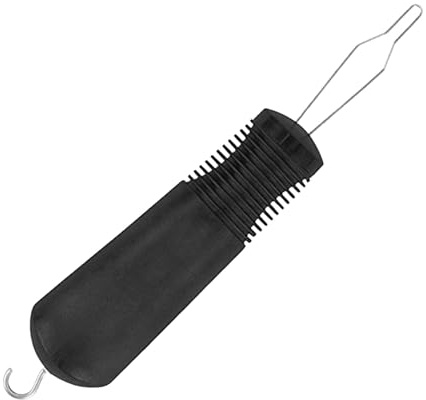 IMIKEYA Dispositif D’aide à L’habillage Crochet Ergonomique 18,4 Cm en Fer et Plastique Abs pour Fermeture Éclair et Boutons, Outil Polyvalent pour Personnes à Mobilité Réduite, Usage