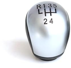 POANBCGY autopartes Pomo De Palanca De Cambios De Cuero De 5 O 6 Velocidades para Citroën C5 2001 2002 2003 2004 2005 2006 2007 2008(5 Speed)