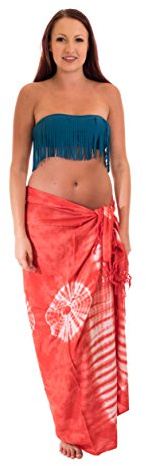 Ciffre Ca 44 Modelle Sarong Pareo Dhoti Lunghi ca. 170cm x 110cm Handbemalt Tie Dye Batik Wickelrock Strandtuch Tuch Viele Modelle Kräftige Farben Original