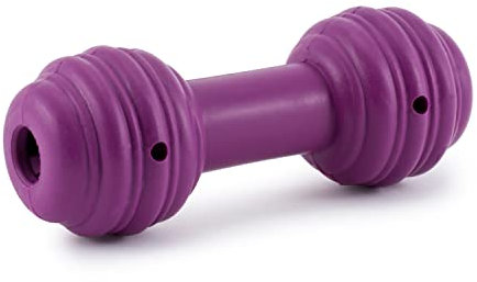 PetSafe Busy Buddy Chuckle, Interactive Treat Dispensing Dog Toy, Chew Toy with Engaging Noise, purple