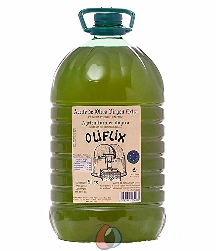 2 garrafas pet 5 l - Oliflix ECOLOGICO con D.O. Aceite de Terra Alta - Aceite de oliva virgen extra