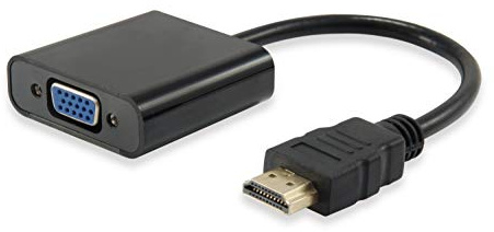 Equip - 11903607 hdmi vga Negro Adaptador de Cable - Adaptador para Cable (hdmi, vga, Macho/Hembra, Negro, aux, Micro-USB)
