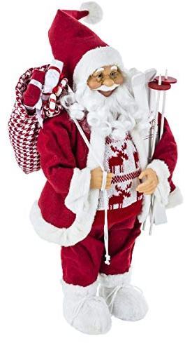 Stehender traditioneller Weihnachtsmann