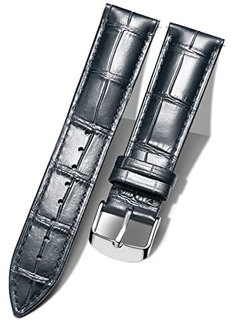 BINLUN Leder Uhrenarmband 10mm, 12mm, 13mm, 14mm, 15mm, 16mm, 17mm, 18mm, 19mm, 20mm, 21mm, 22mm, 23mm 24mm Schnellverschluss Mehrfarbige Ersatz Lederarmband Uhrband Herren Damen