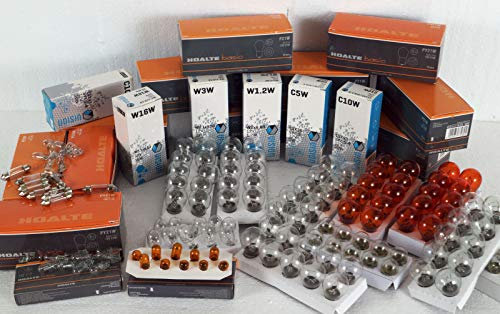 BLUETECH 140 St. SET KFZ Beleuchtung Birne Auto Lampe Glühlampen LONGLIFE.SONDERANGEBOT.. SparSet für Autowerkstatt oder Hobbybastler