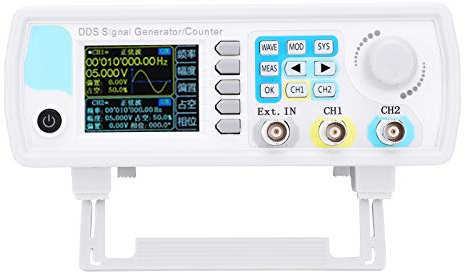 JDS6600‑30M Generatore di Funzioni DDS a 2 Canali, Generatore di Segnali di Forma D'onda Arbitraria, Misuratore di Frequenza del Segnale a Impulsi, per Ricerca Scientifica, AC100‑240V(EU Plug)