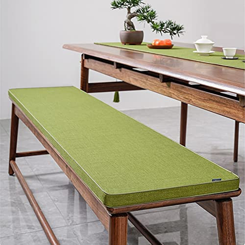 Bankauflage Bankkissen Auflage, 3 CM dicke Stuhlpolster Schaumstoff Sitzkissen, 2-4 Sitzer Komfortables, rutschfestes Sitzkissen, zum Reinigen abnehmbar, für Indoor Outdoor Patio Sofa Bench Swing So