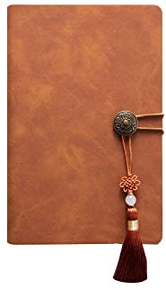 B5 A5 A6 PU-Leder Spiral Notizbuch Planer Ringbuch Kreatives Notizbuch Hardcover für Studenten, A6 Braun