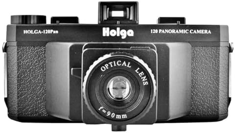 HOLGA 120PAN svart panorama filmkamera Lomo medelformat filmkamera 120 PAN