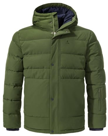Schöffel Herren Ins. Jacket Eastcliff M, atmungsaktive, wasserdichte Winter Wanderjacke, Outdoorjacke mit verstellbarer Kapuze und praktischen Taschen