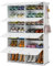 FUNLAX Scarpiera, 2 File di 8 Scarpiera Armadio Possono Contenere 32 Paia Di Scarpe Per, Soggiorno Ingresso Veranda Corridoio Camera da Letto, Bianco