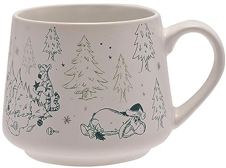 Disney Winnie The Pooh Christmas Mug with Illustrated Character Image 4058